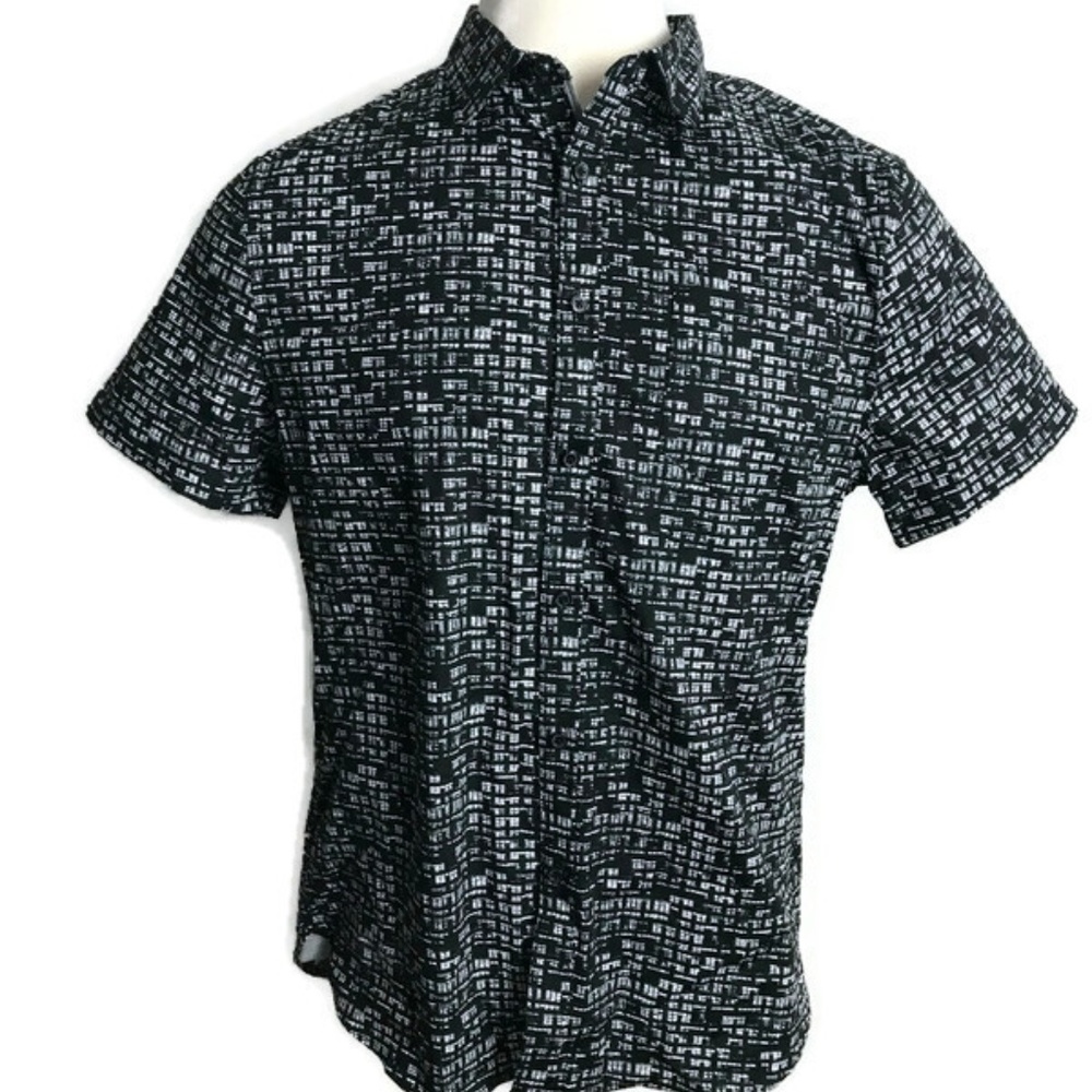 Kenneth Cole Button Up Techni-Cole Shirt NWT